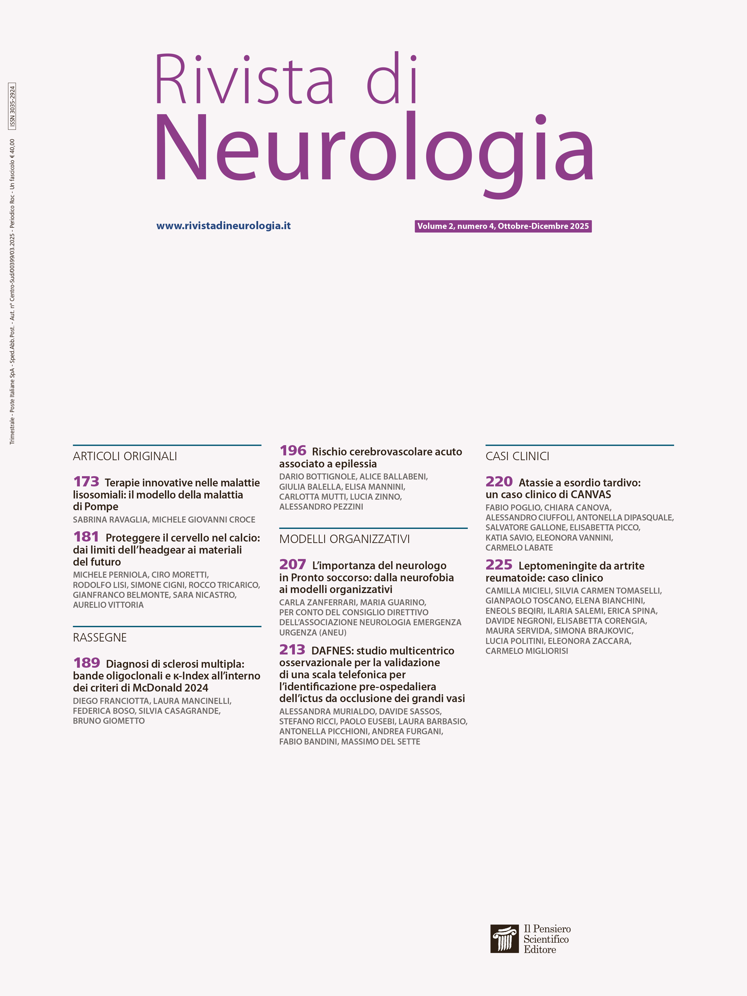 2025 Vol. 2 N. 4 Ottobre-Dicembre
